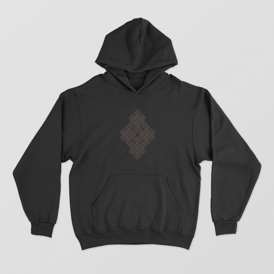 Minimal presence Unisex Hoodie by Karnika Santhakumar