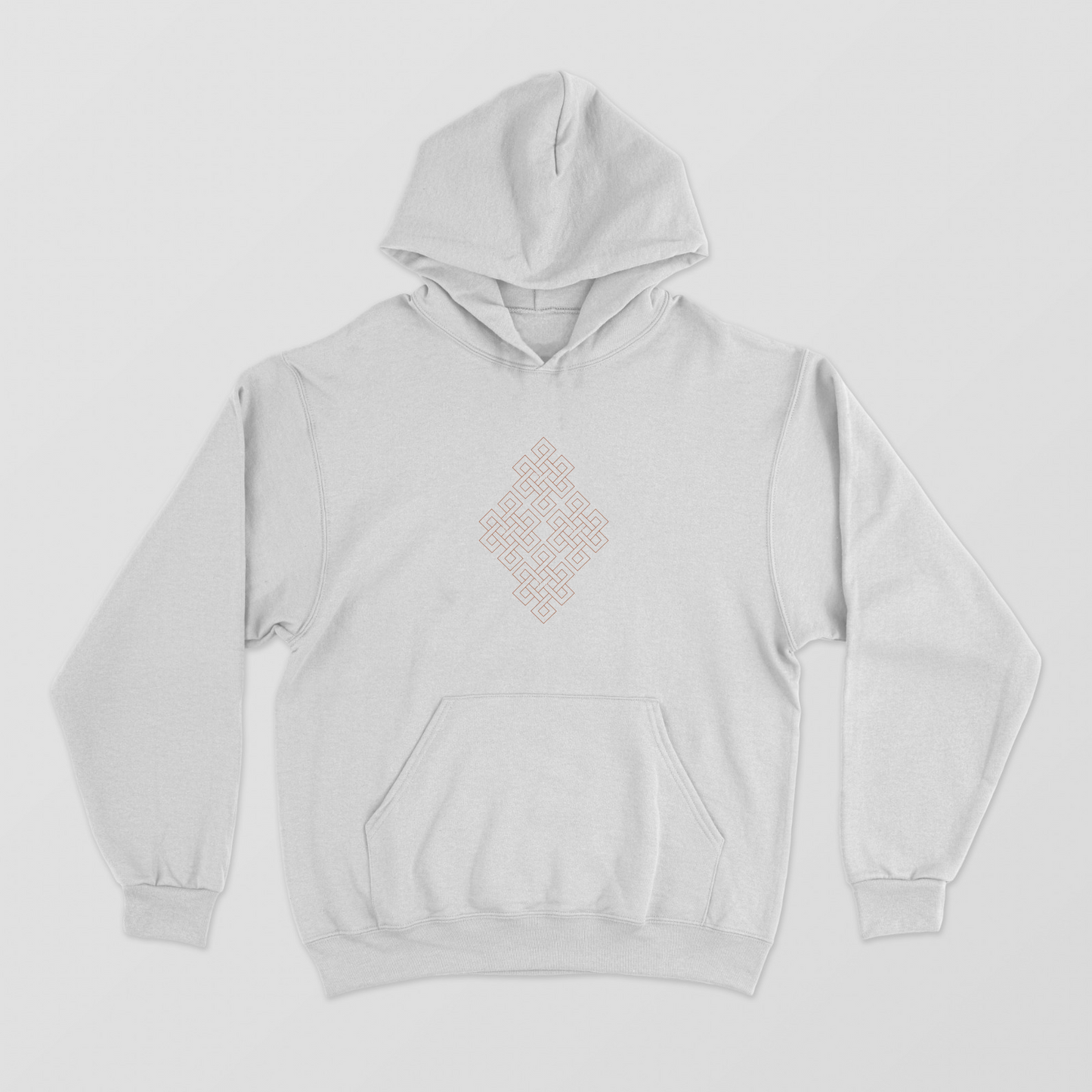 Minimal presence Unisex Hoodie by Karnika Santhakumar