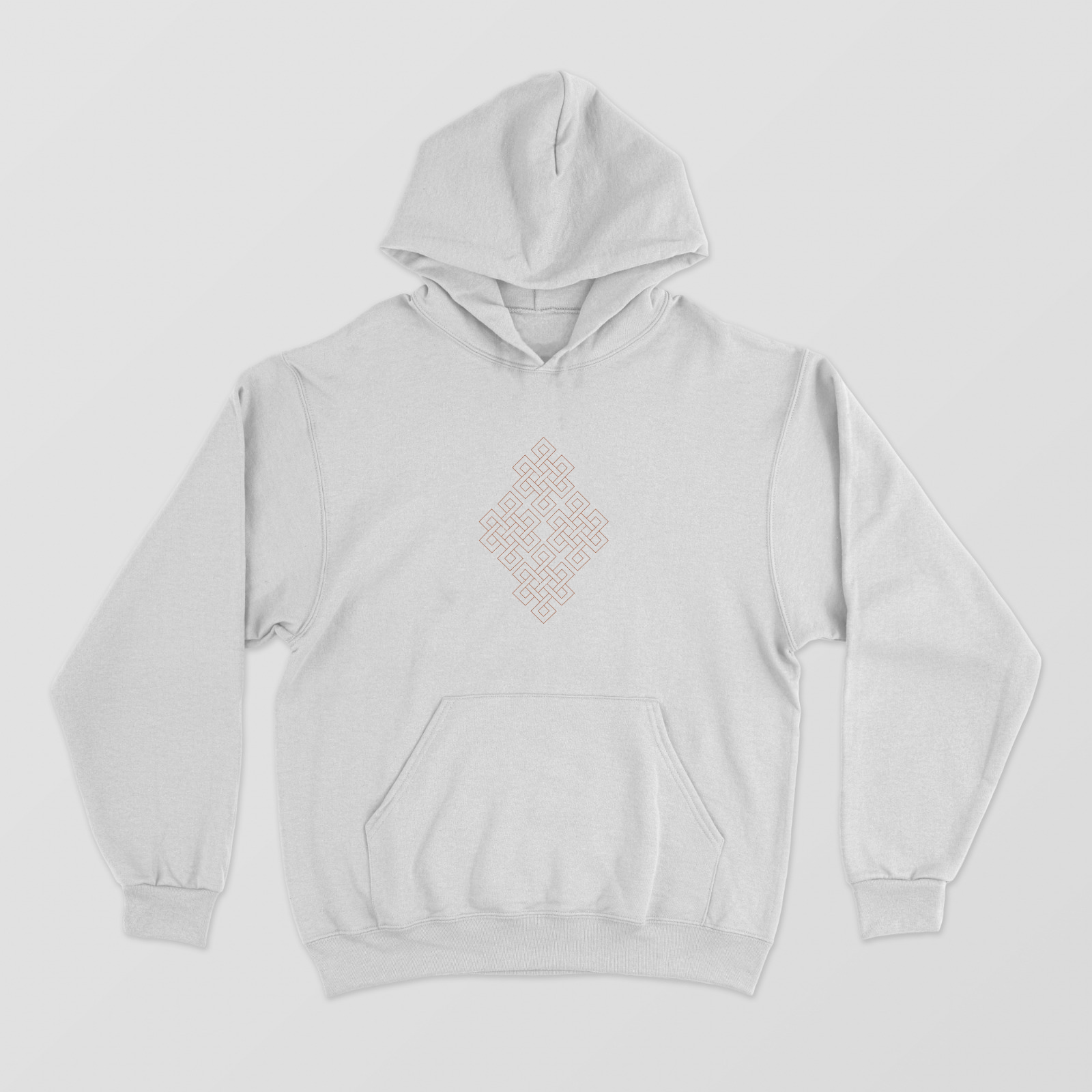 Minimal presence Unisex Hoodie by Karnika Santhakumar