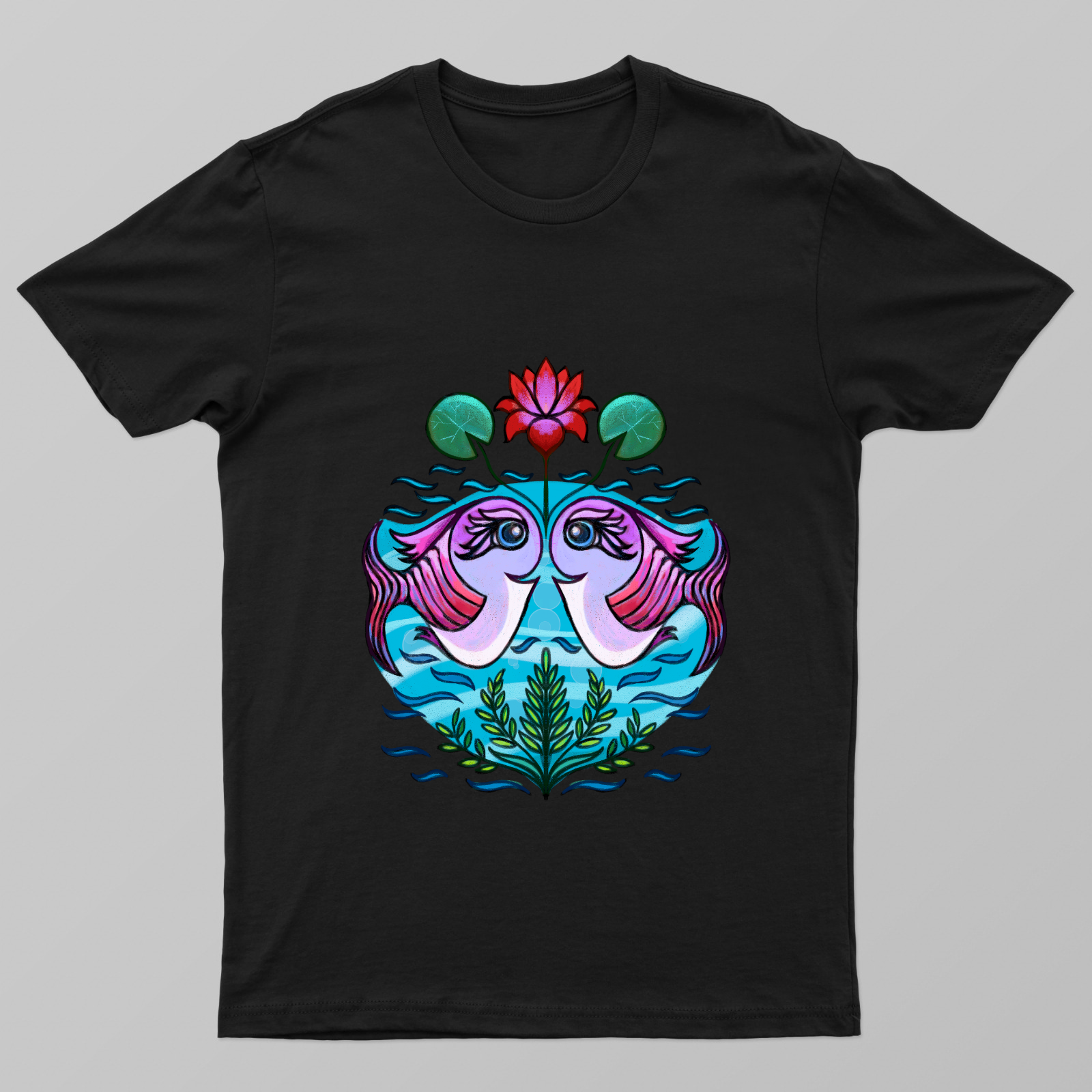 Fishing Unisex T-shirt by Seby Augustine