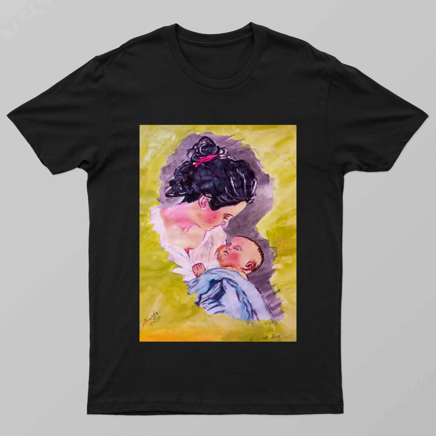 Mother love Unisex T-shirt by @breathingwithbrushes