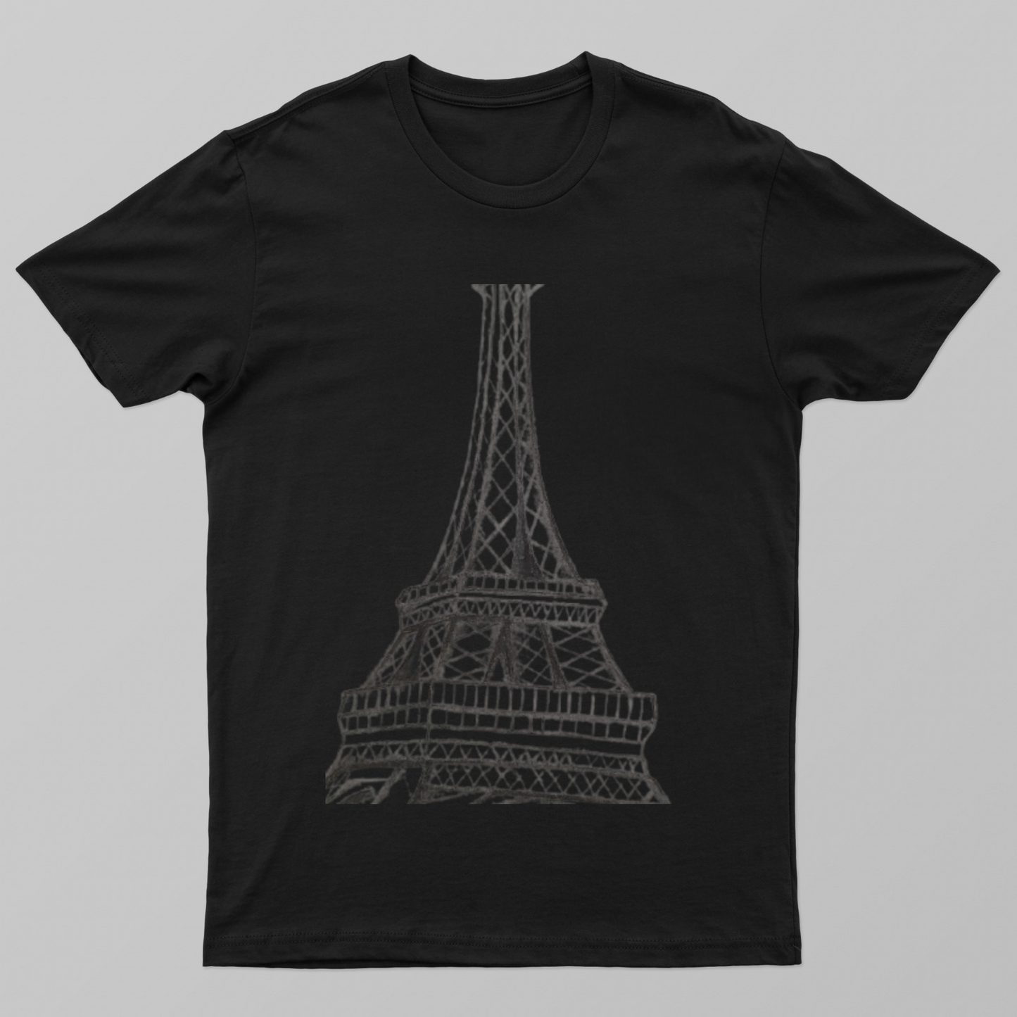 Eiffel Tower Unisex T-shirt by Saptaparna Mitra 