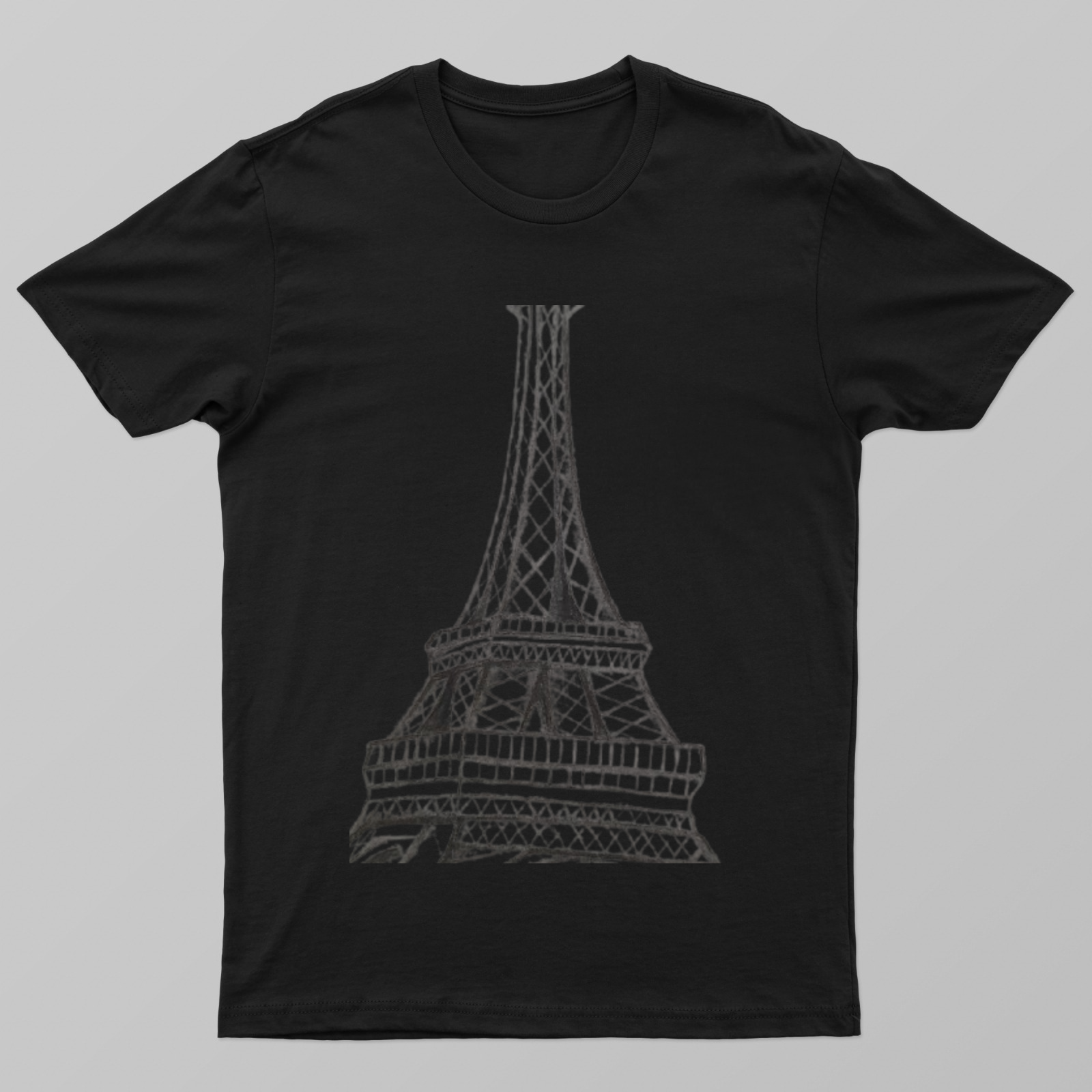 Eiffel Tower Unisex T-shirt by Saptaparna Mitra 