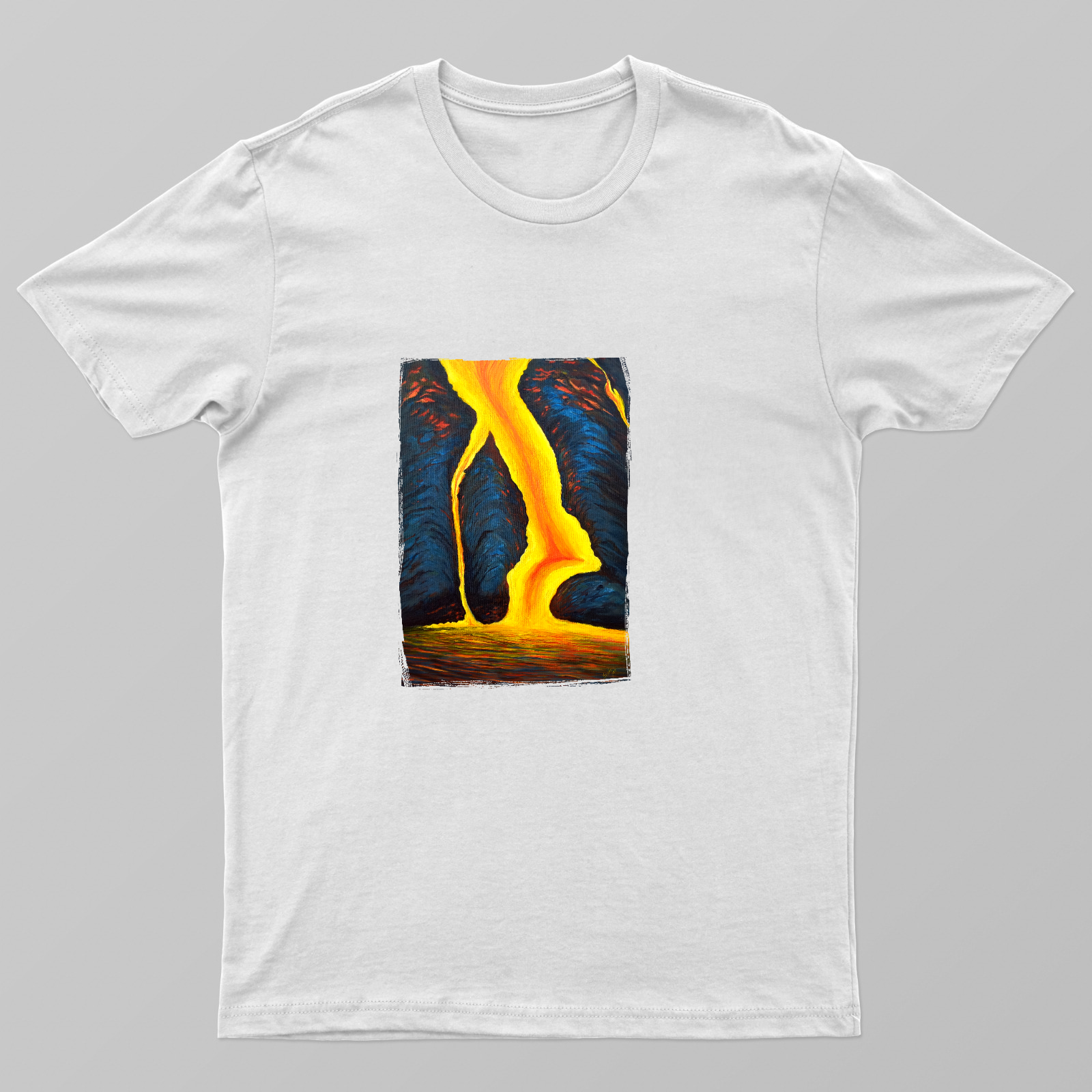 ArtofSeby-Volcano Unisex T-shirt by Seby Augustine