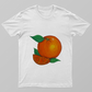 Orange Unisex T-shirt by Saptaparna Mitra 