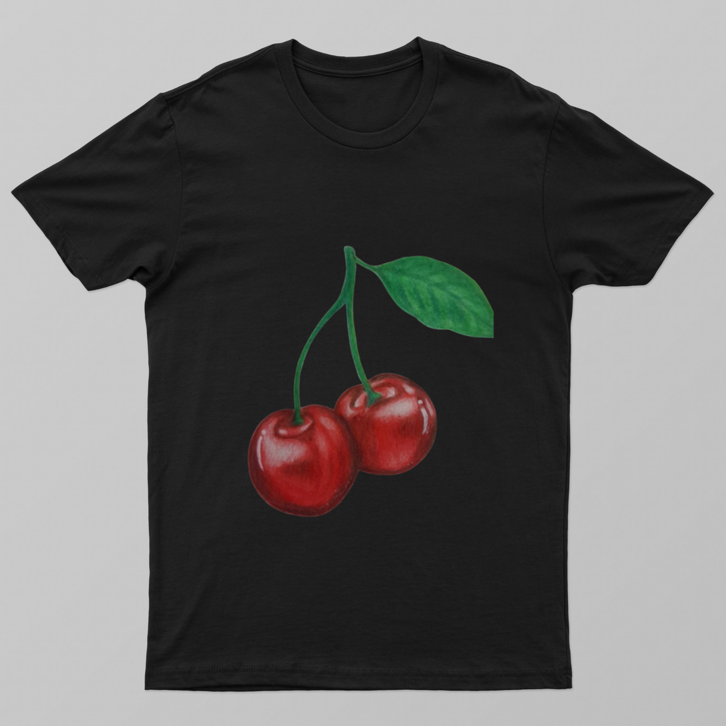 Cherry 🍒 Unisex T-shirt by Saptaparna Mitra 
