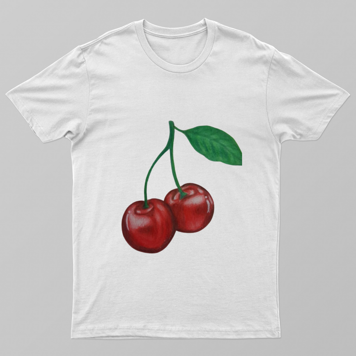 Cherry 🍒 Unisex T-shirt by Saptaparna Mitra 