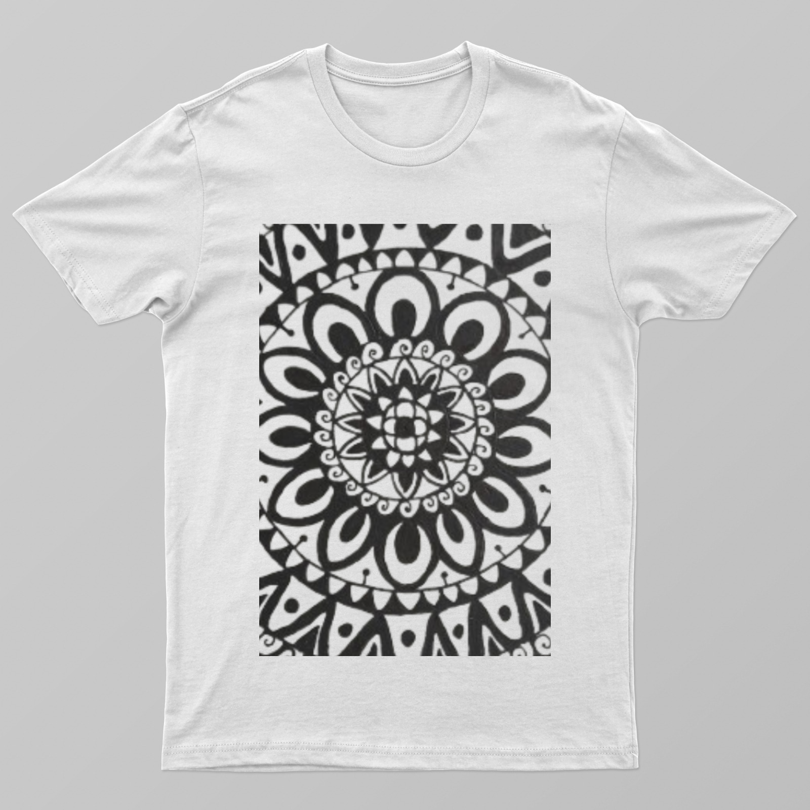 Mandala Art 1 Unisex T-shirt by Saptaparna Mitra 