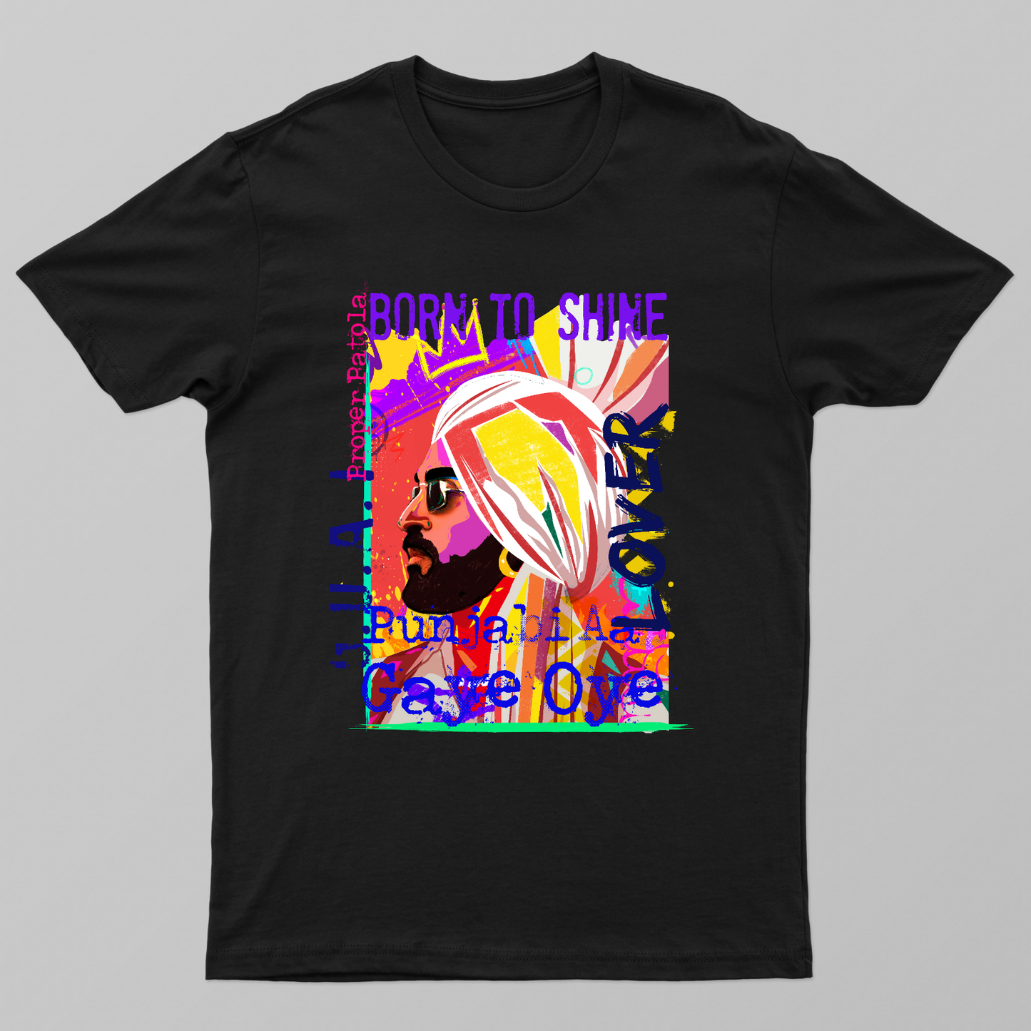 Punjabi aa gaye oye Unisex T-shirt by @theblotstudio