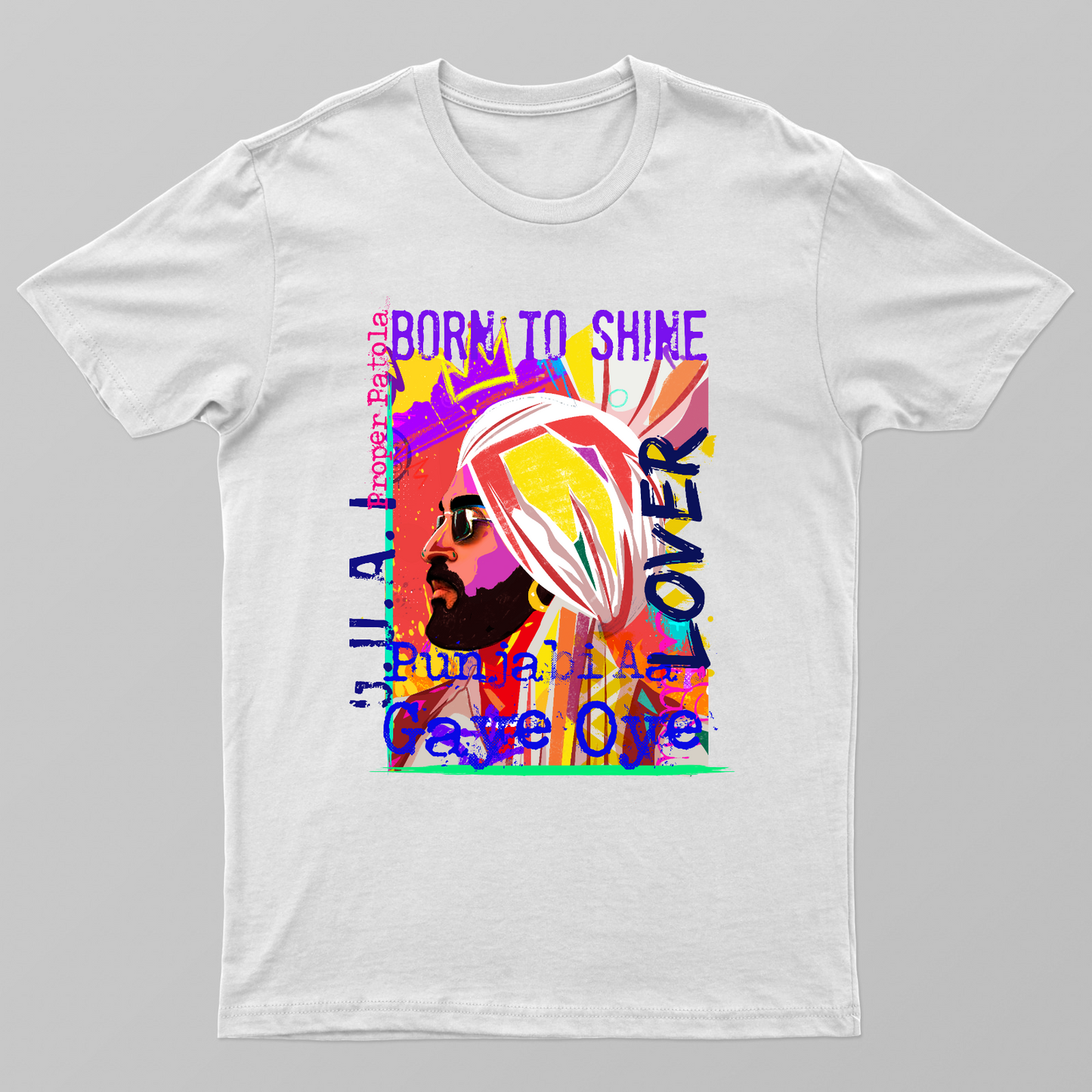 Punjabi aa gaye oye Unisex T-shirt by @theblotstudio