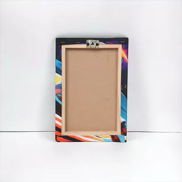 Izen drawing, handmade A3 size paper, original 8"x12" Canvas Poster by @kyozumi_00