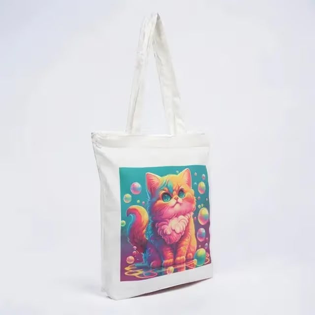 Lotus friend Zipper Tote Bag by Subha sardar