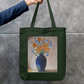 Flower Vase Zipper Tote Bag by Saptaparna Mitra 