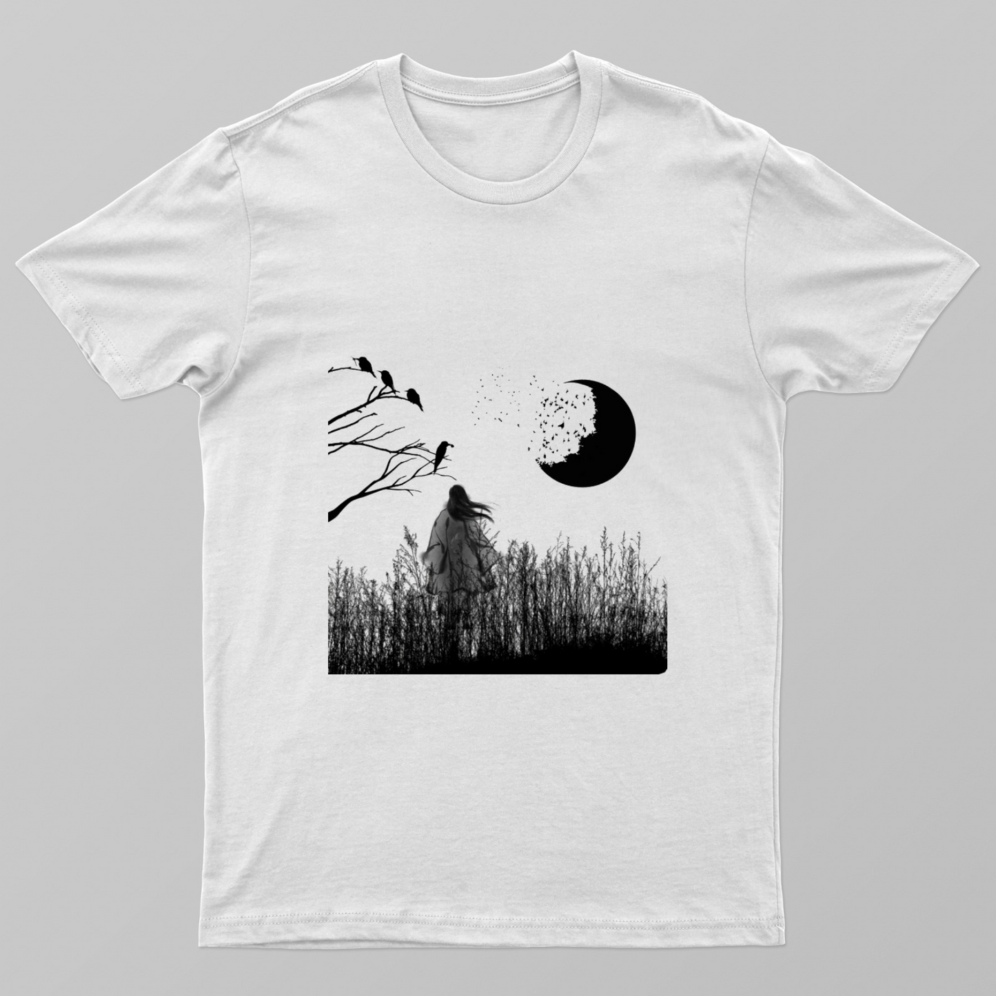 Moon Unisex T-shirt by @karunya_artistry