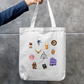 Harry Potter Collage Tote Bag Wizarding World Zipper Tote Bag by @tejrapelukis