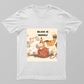 Cat Design (Believe In Yourself) Unisex T-shirt by Saptaparna Mitra 