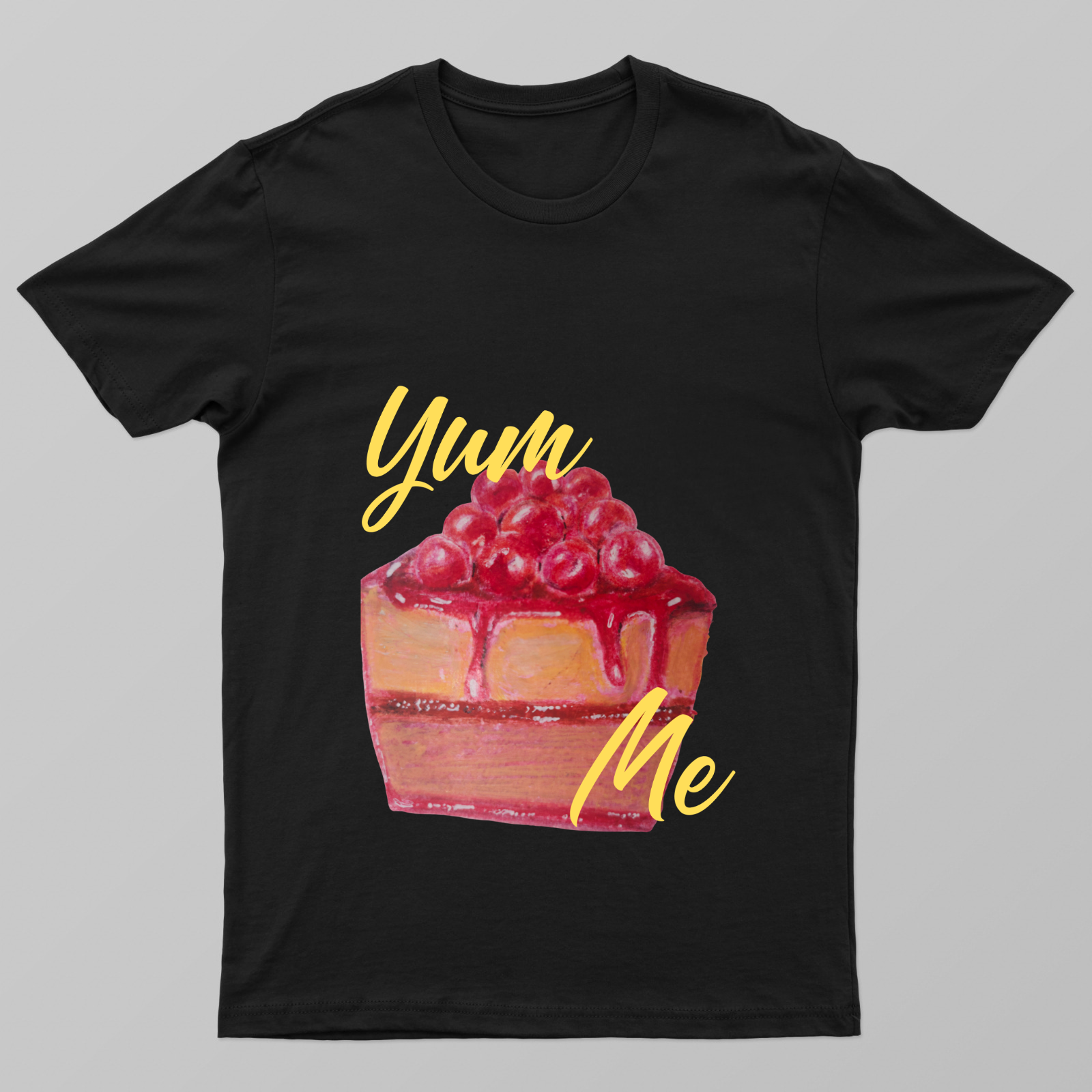 Yummy couple tshirt Unisex T-shirt by @miralynadoraartworks