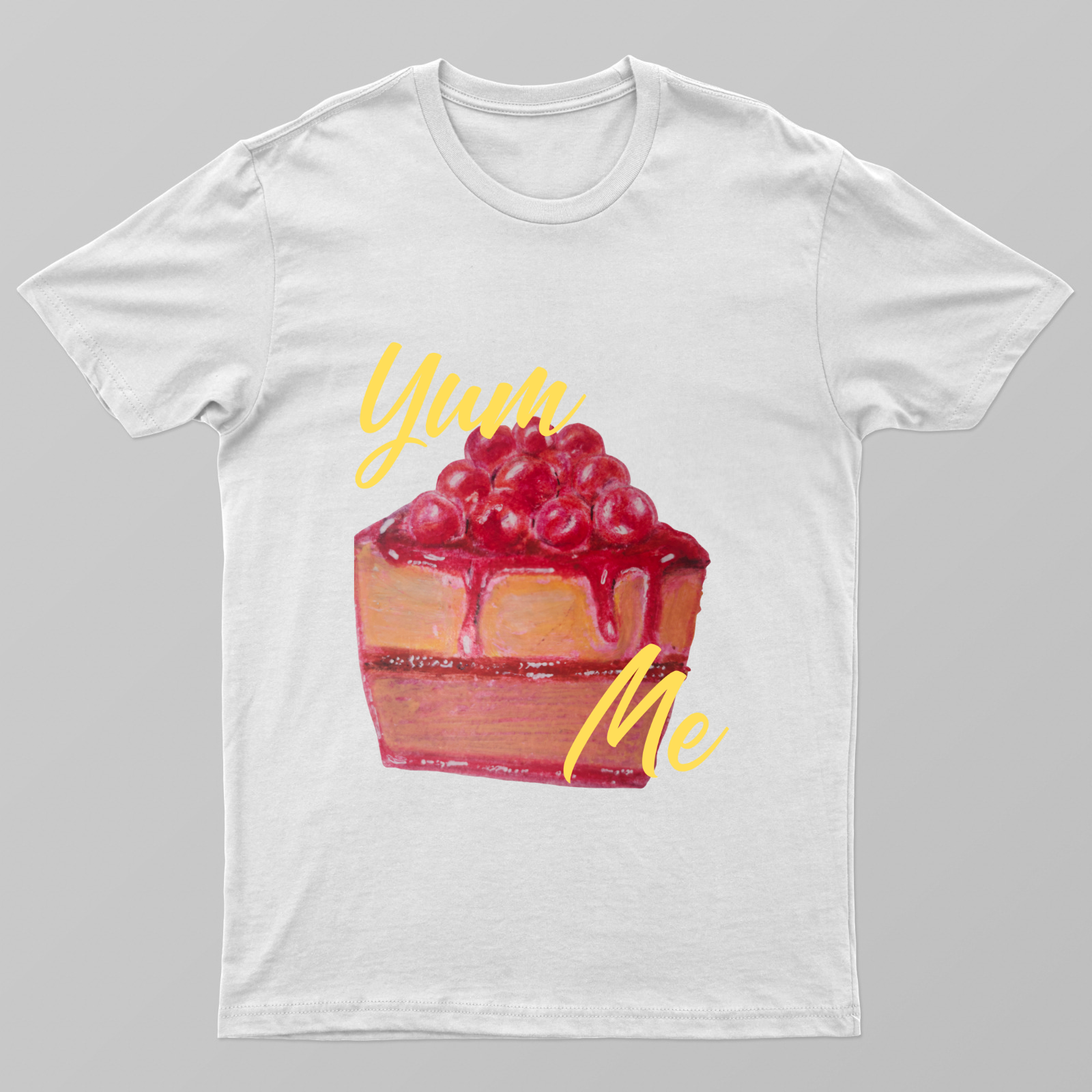 Yummy couple tshirt Unisex T-shirt by @miralynadoraartworks