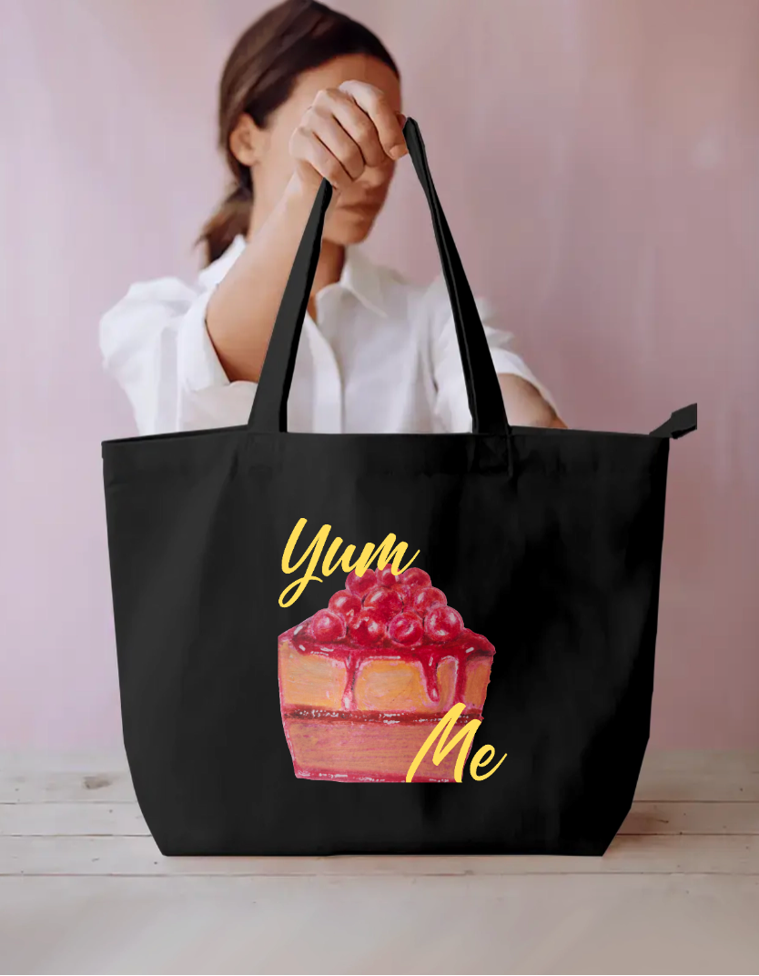 Yummy totebag cute Everyday Large Tote Bag by @miralynadoraartworks