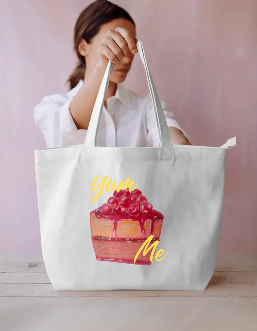 Yummy totebag cute Everyday Large Tote Bag by @miralynadoraartworks