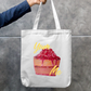 Yummy tote bag Zipper Tote Bag by @miralynadoraartworks