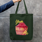 Yummy tote bag Zipper Tote Bag by @miralynadoraartworks