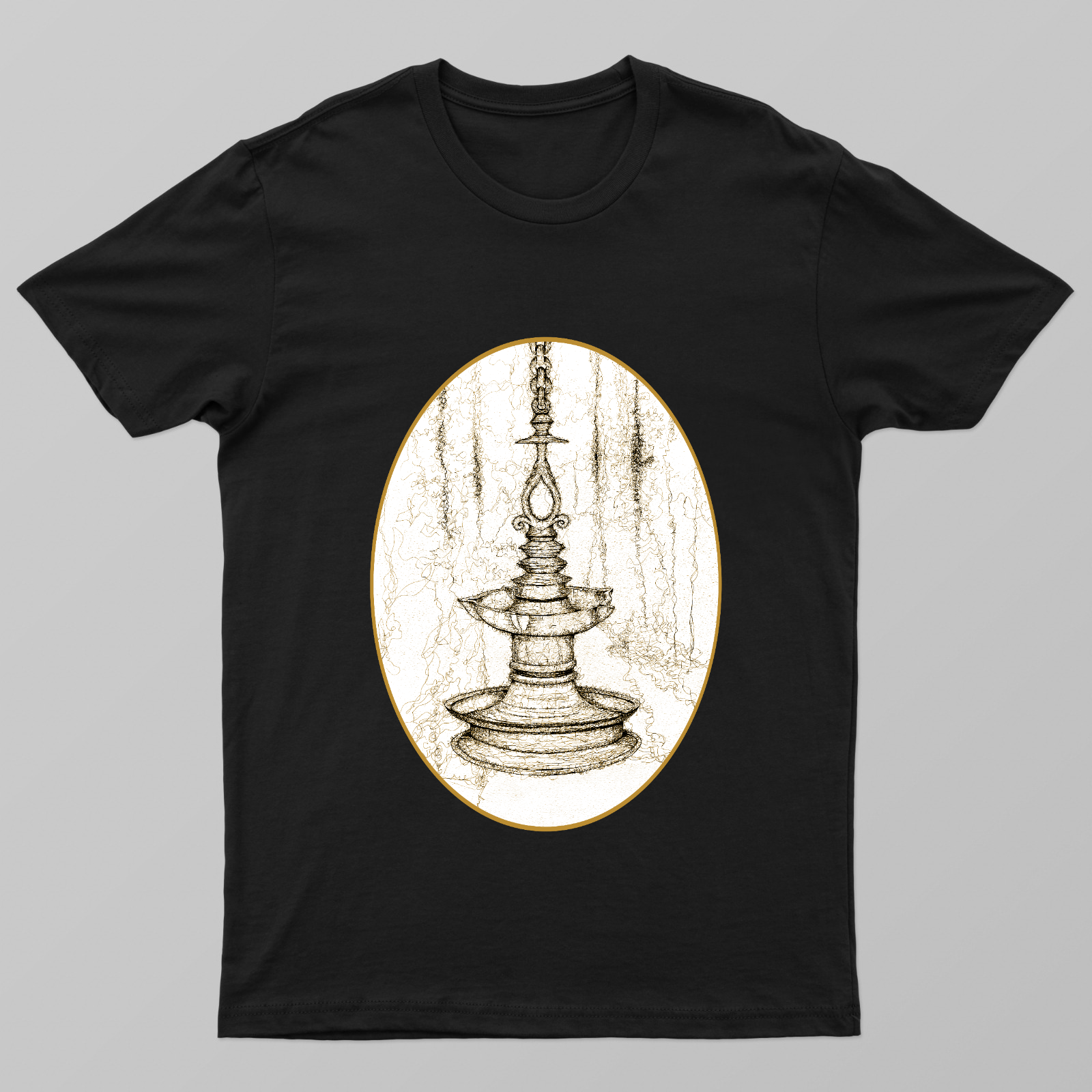 Lamp Unisex T-shirt by Seby Augustine