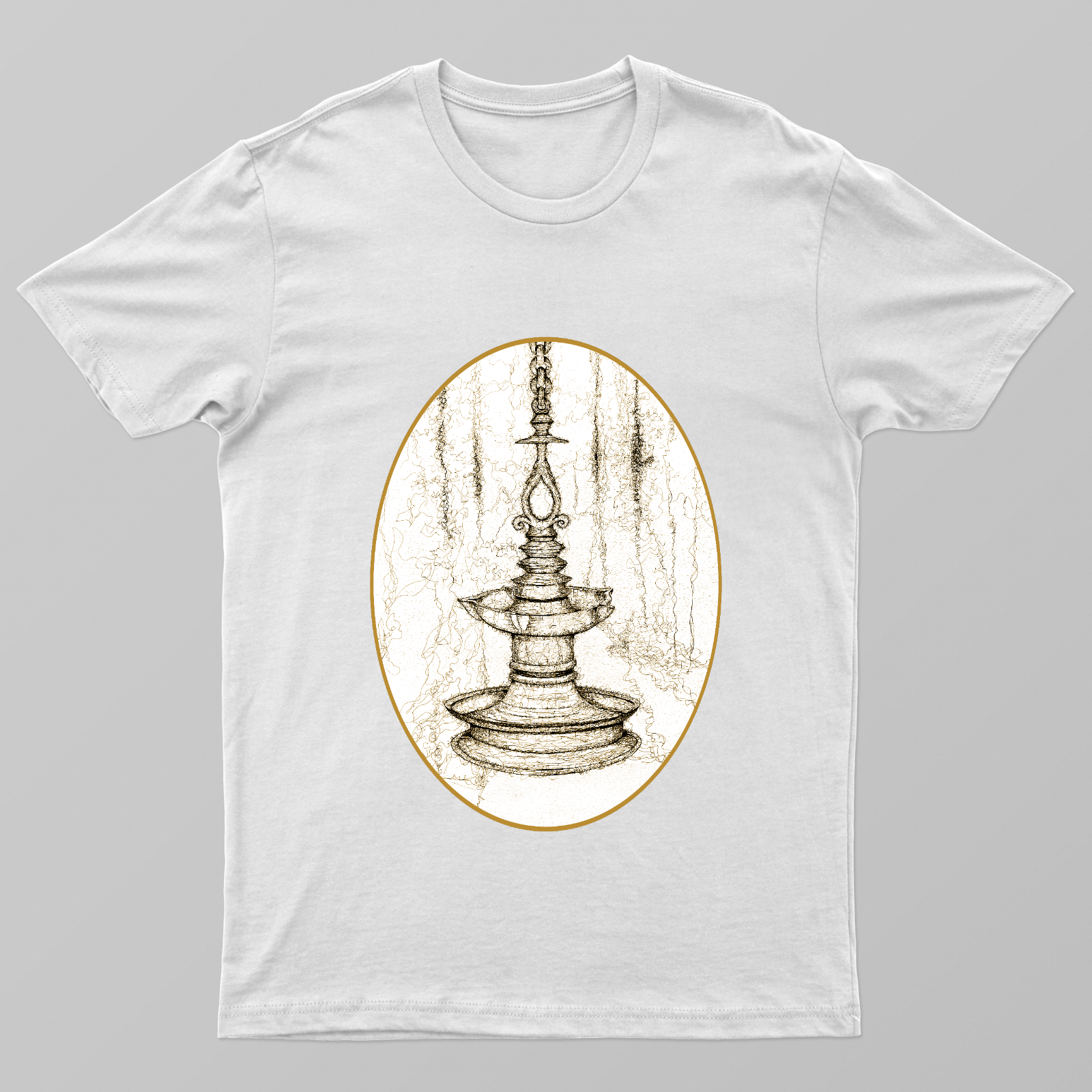 Lamp Unisex T-shirt by Seby Augustine