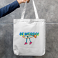 Be Weird, Stay Real - Tote Bag Zipper Tote Bag by @tejrapelukis