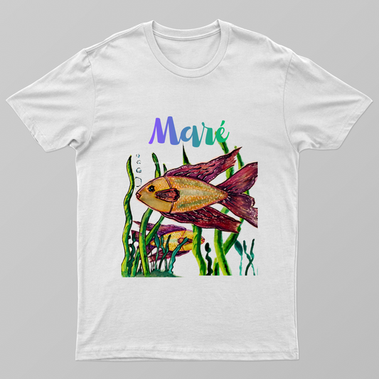 Aqua inspire tshirt Unisex T-shirt by @miralynadoraartworks