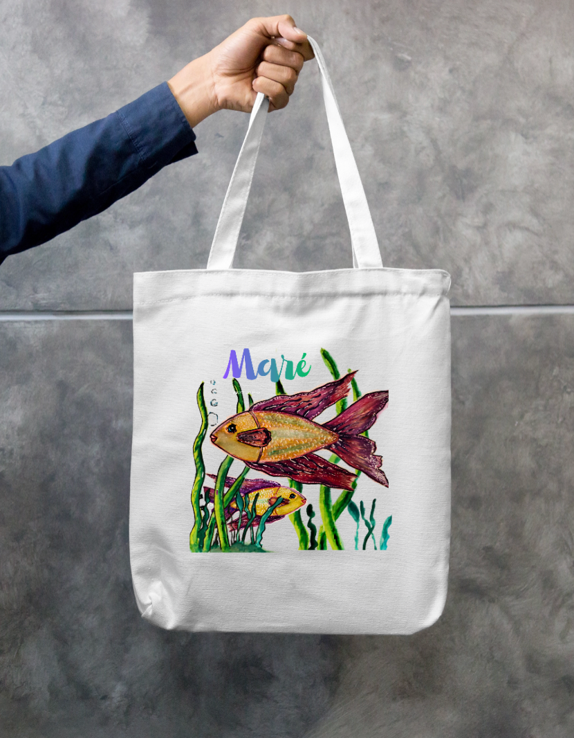Aqua inspire bag Zipper Tote Bag by @miralynadoraartworks