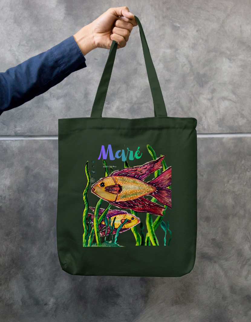 Aqua inspire bag Zipper Tote Bag by @miralynadoraartworks