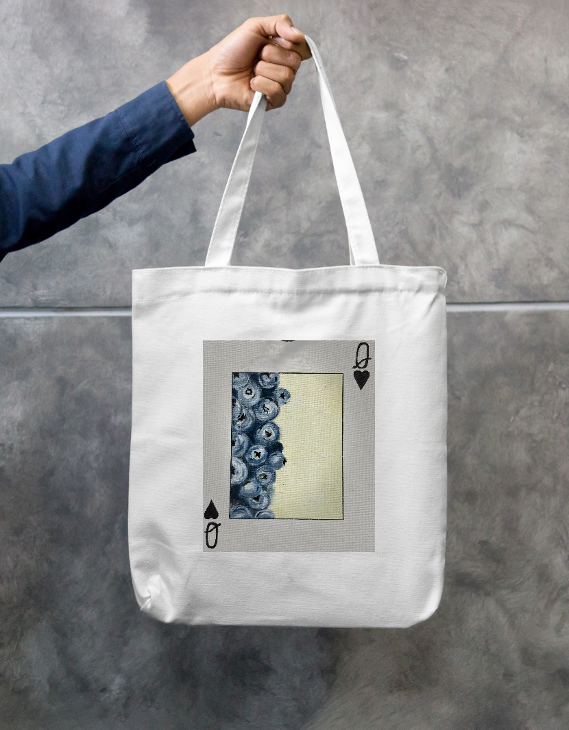 Queen of berries Zipper Tote Bag by @_ar.t.cade_
