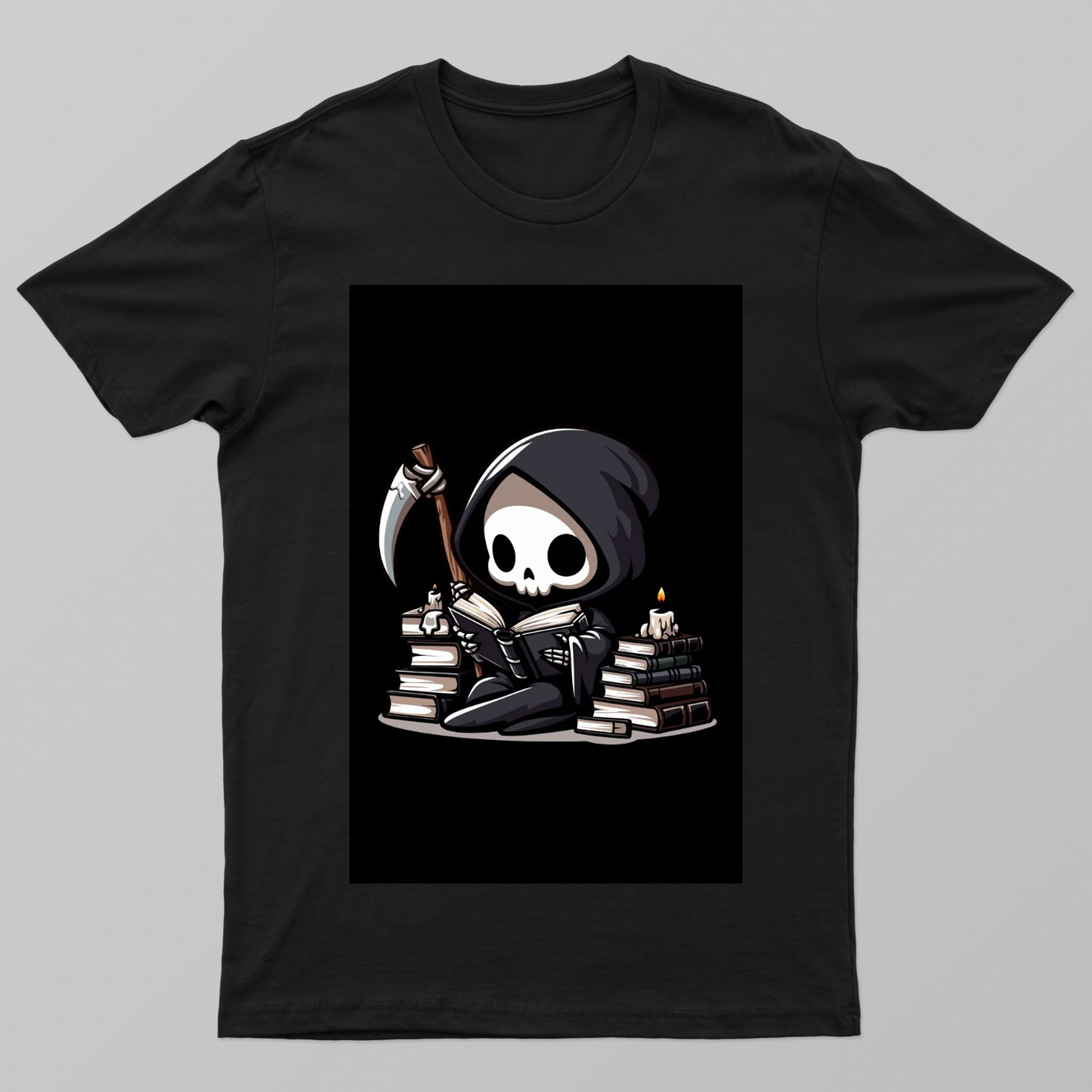 reaper reading Unisex T-shirt by @lively._.lily