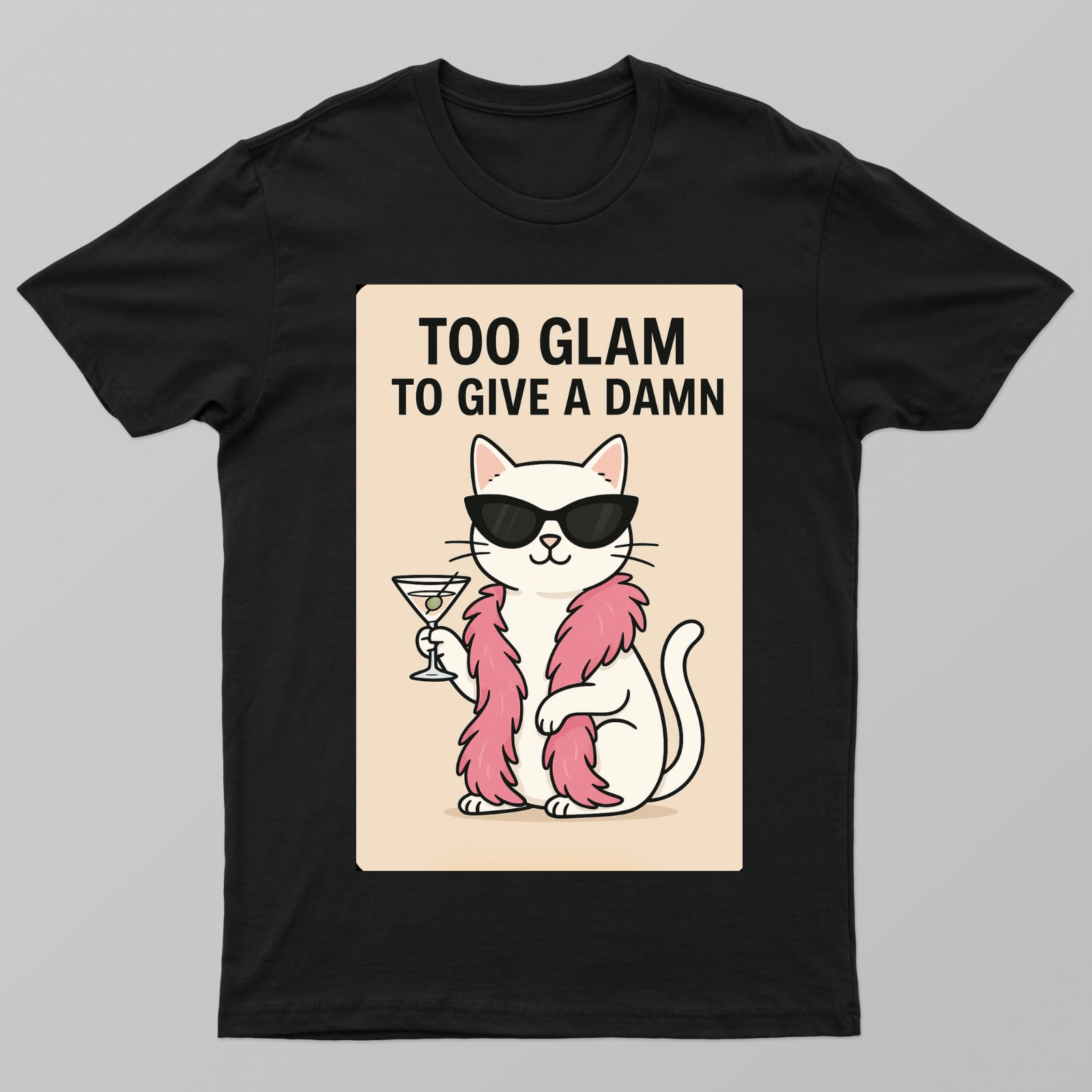 too glam to give a damn Unisex T-shirt by @lively._.lily