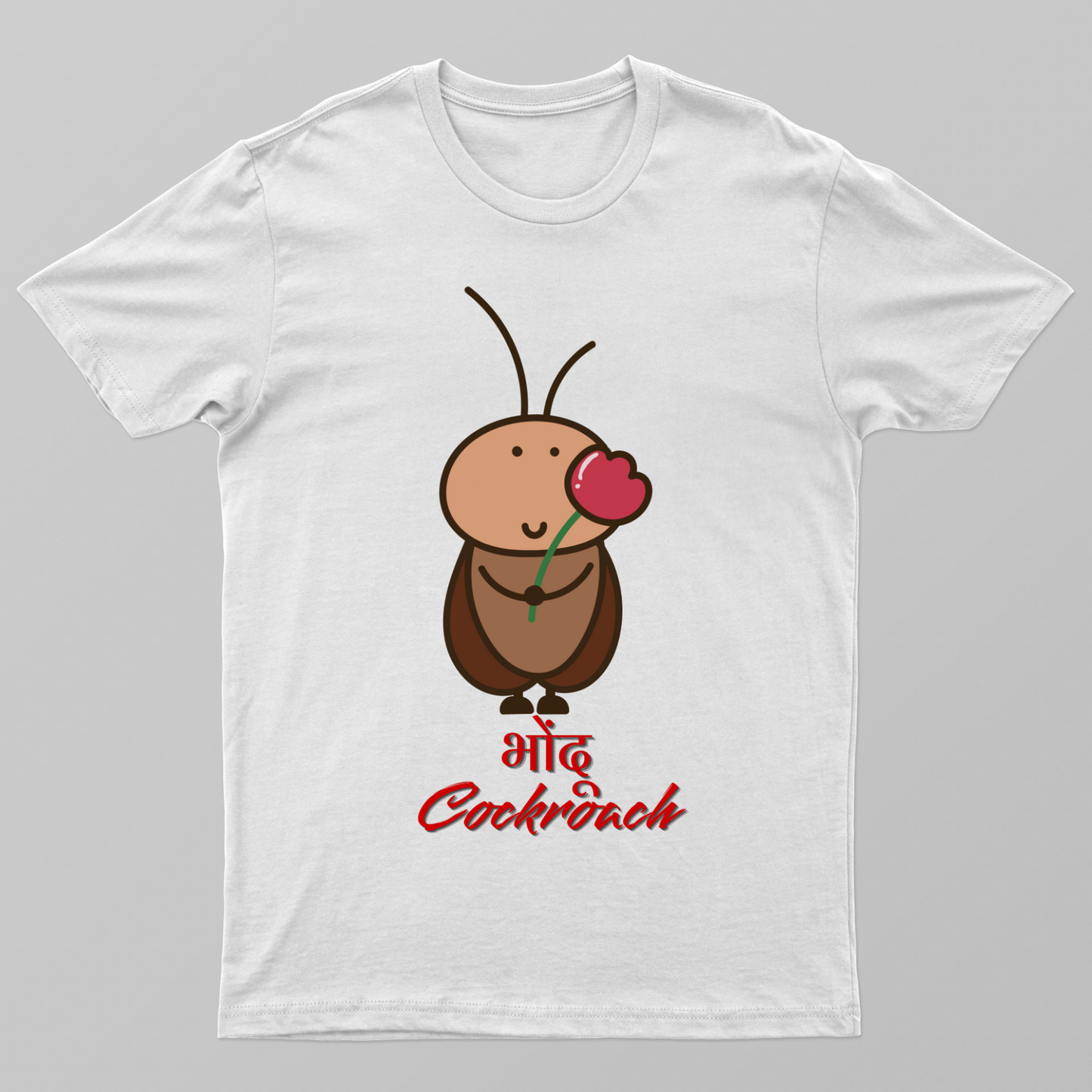 Cute Cockroach Design Unisex T-shirt by @dev_creates81