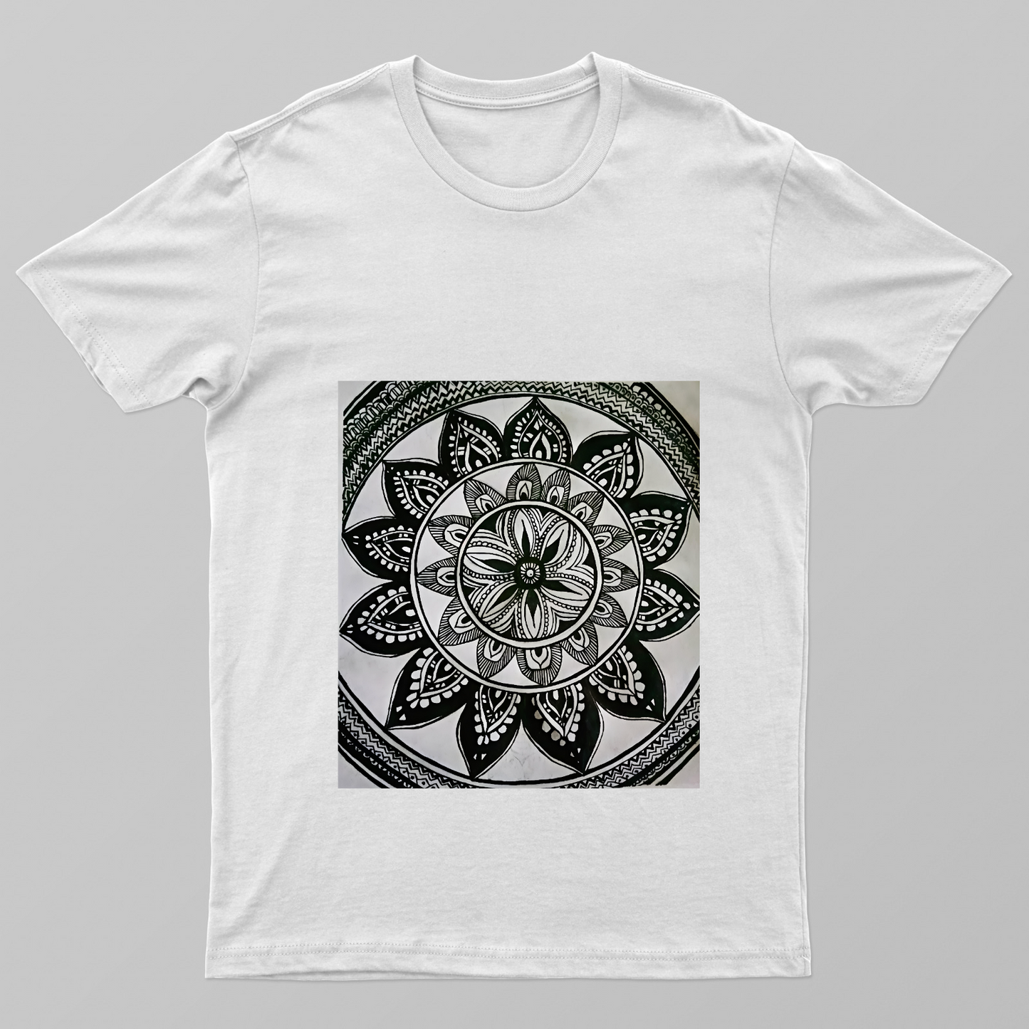 Mandala Art Design Unisex T-shirt by @akanksha98___