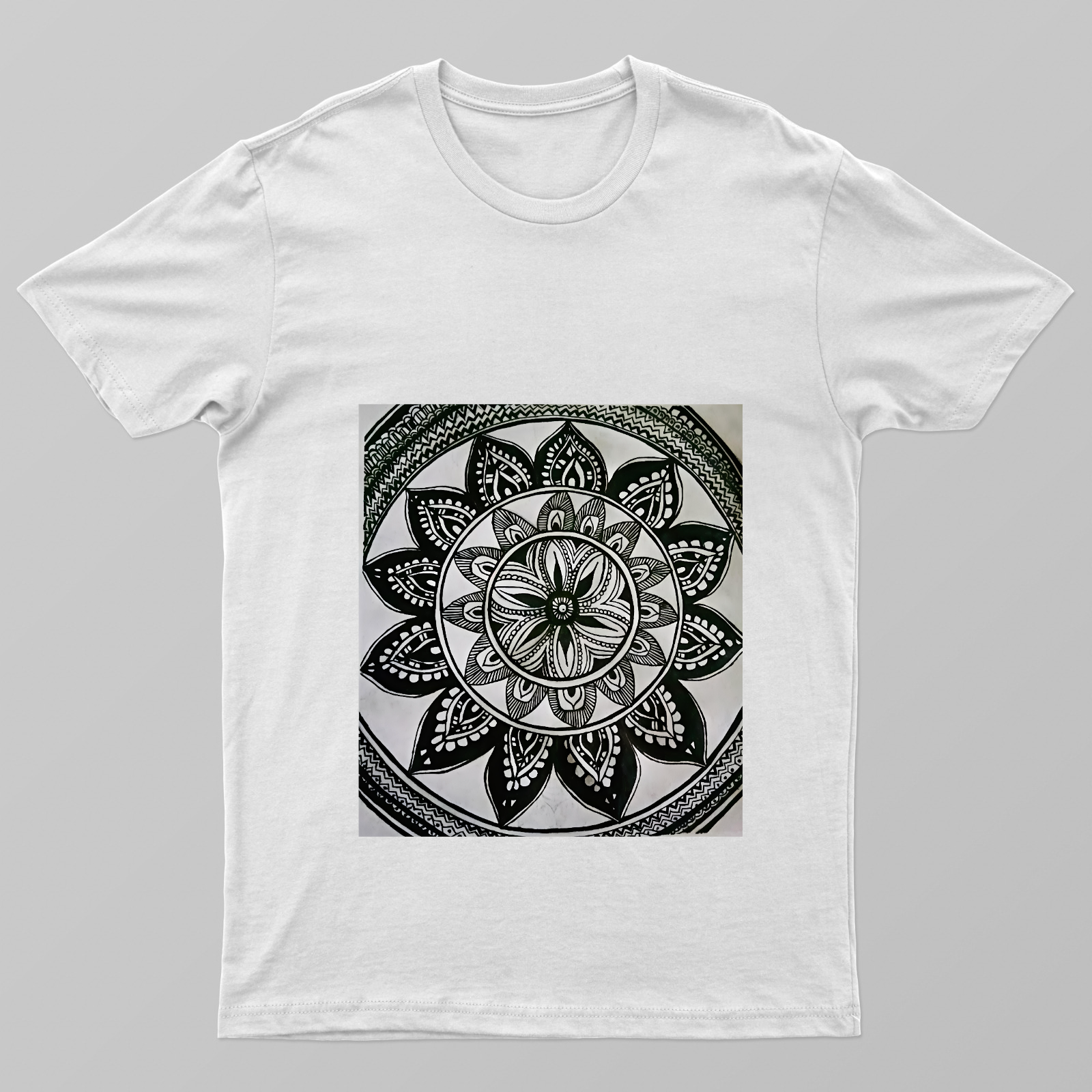 Mandala Art Design Unisex T-shirt by @akanksha98___