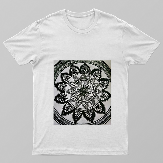 Mandala Art Design Unisex T-shirt by @akanksha98___