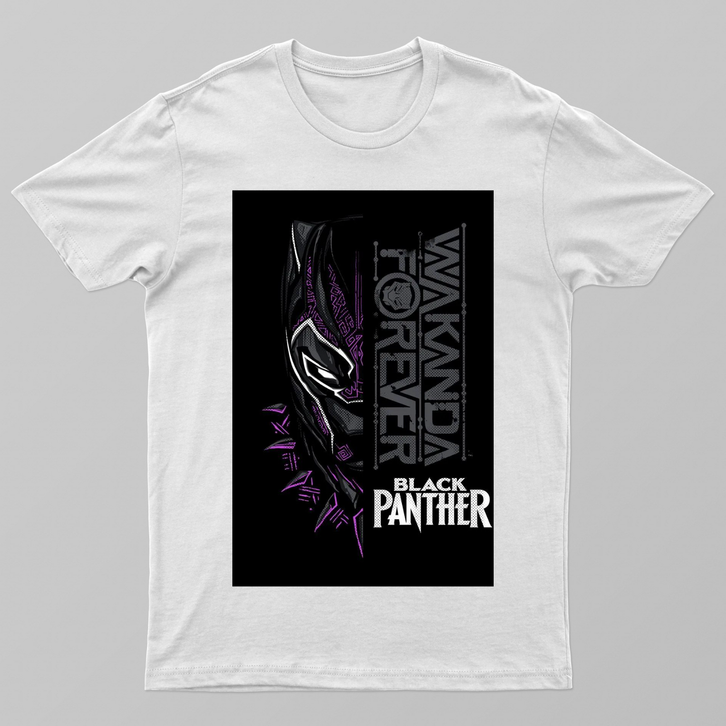 Black panther theme T-Shirt Unisex T-shirt by @artsbyvikas
