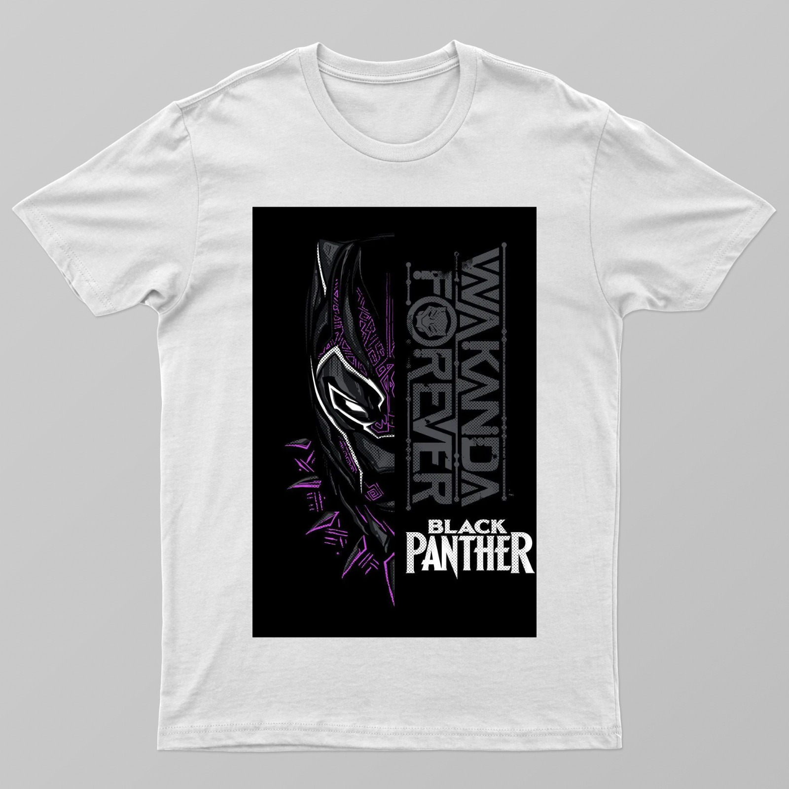 Black panther theme T-Shirt Unisex T-shirt by @artsbyvikas