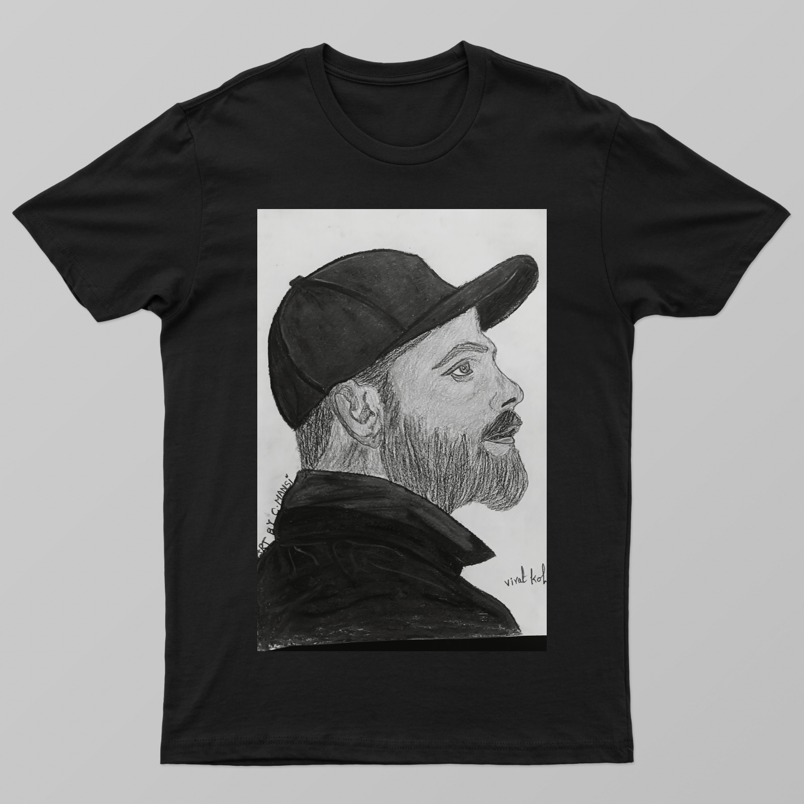 Minimal Unisex T-shirt by @manasaxarts