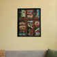 Shelves in Bloom 16"x20" Canvas Poster by Aanjana Sasidharan