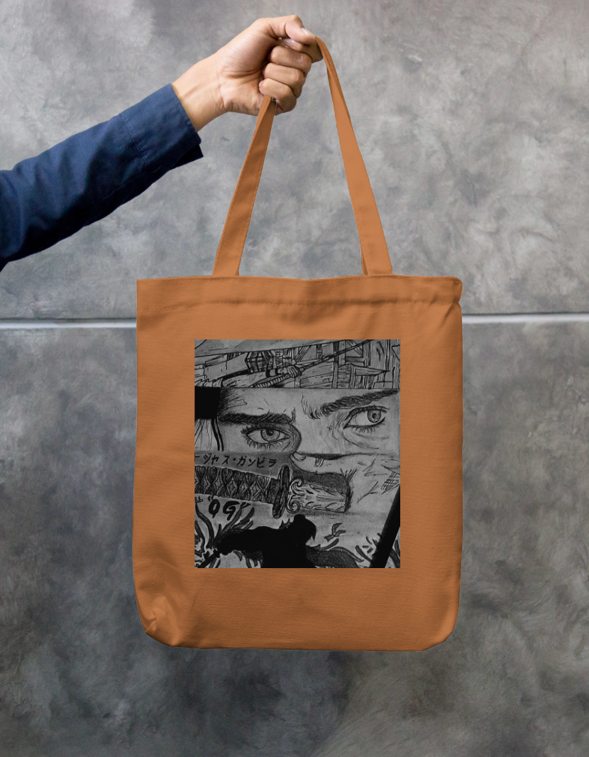 Pawan Kalyan og version tote bag Zipper Tote Bag by @manasaxarts
