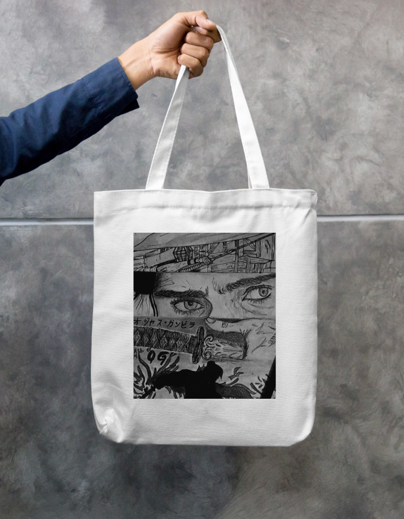 Pawan Kalyan og version tote bag Zipper Tote Bag by @manasaxarts