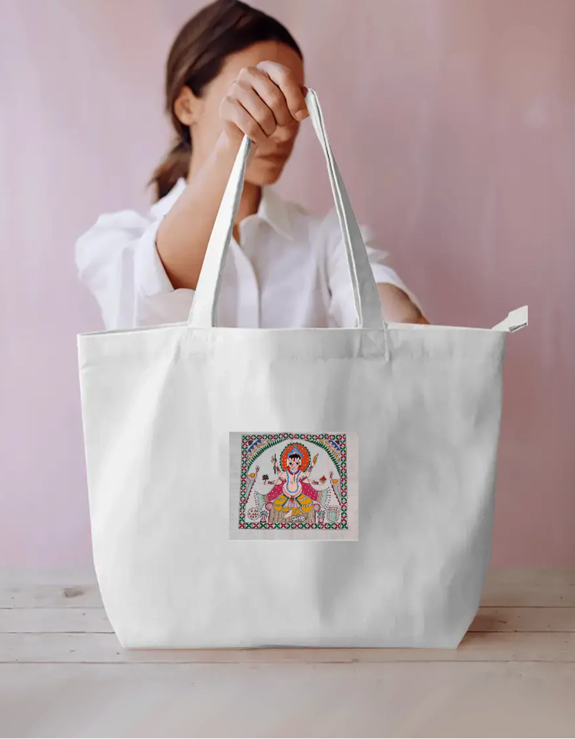 Ganeshji spiritual tote bag Everyday Large Tote Bag by Antara Verma