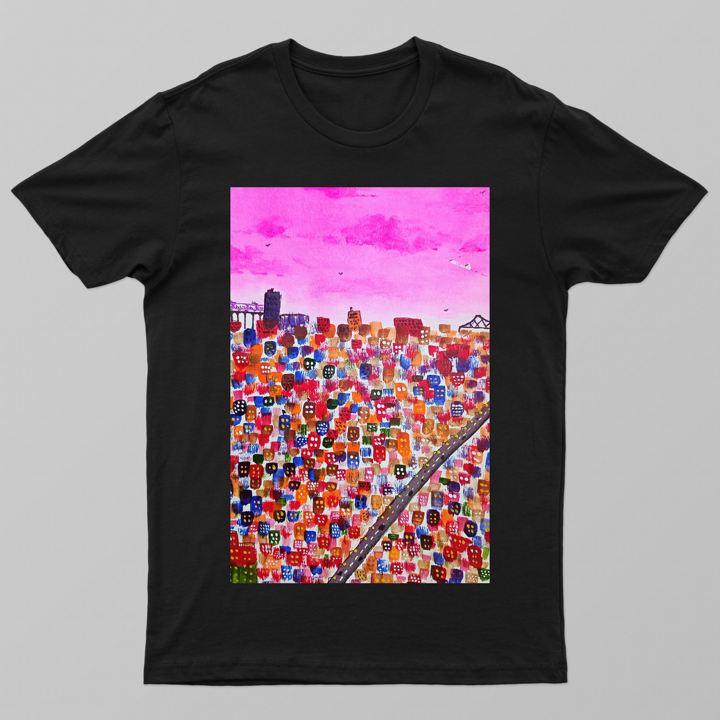 The Thousand Windows Unisex T-shirt by @mrgrv_theartist