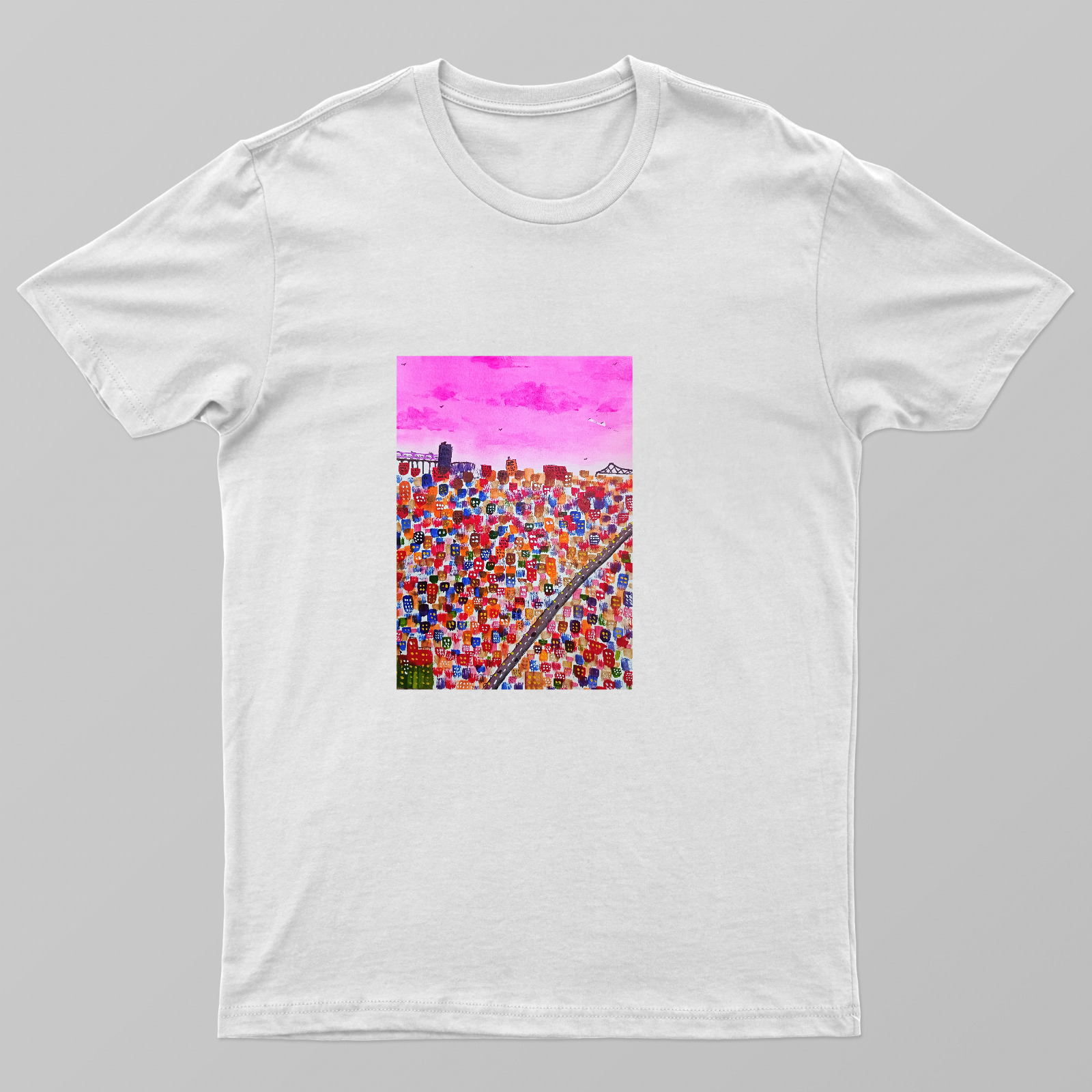 The Thousand Windows Unisex T-shirt by @mrgrv_theartist