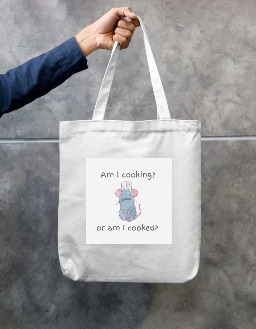 Cute meme tote bag Zipper Tote Bag by @xen.on24