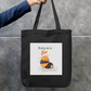 Cute minimal tote bag Zipper Tote Bag by @xen.on24